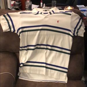 Polo striped collared T-shirt